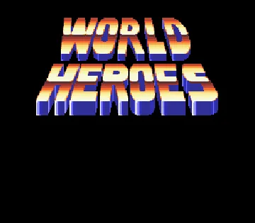 World Heroes (Japan) screen shot title